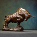 Pioneer cattle statue